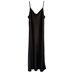 All Saints, Midi Slip Dress, Black
